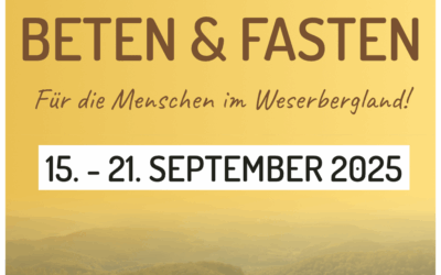 Gemeinsam beten & fasten für das Weserbergland